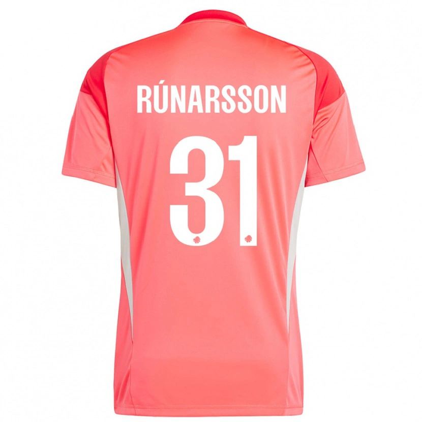 Danxen Kobiety Rúnar Alex Rúnarsson #31 Czerwony Biały Koszulka Bramkarska 2025/26