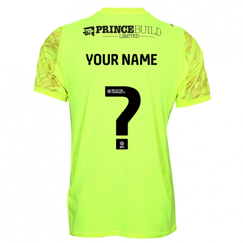 Danxen Kobiety Peterborough United Czarny Fluorescencyjny Koszulka Bramkarska 2025/26