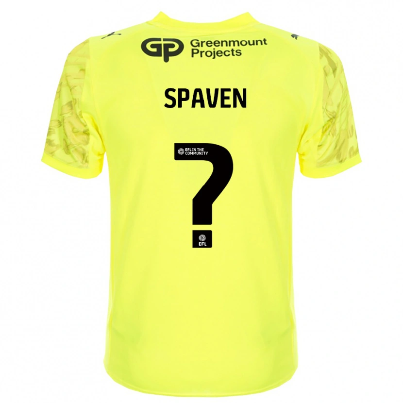 Danxen Kobiety Jake Spaven #0 Czarny Fluorescencyjny Koszulka Bramkarska 2025/26