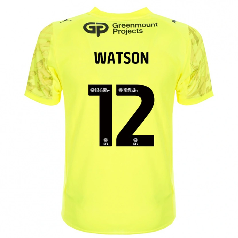 Danxen Kobiety Tom Watson #12 Czarny Fluorescencyjny Koszulka Bramkarska 2025/26