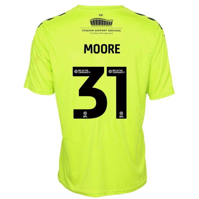 Danxen Kobiety Stuart Moore #31 Fluorescencyjna Zieleń Koszulka Bramkarska 2025/26