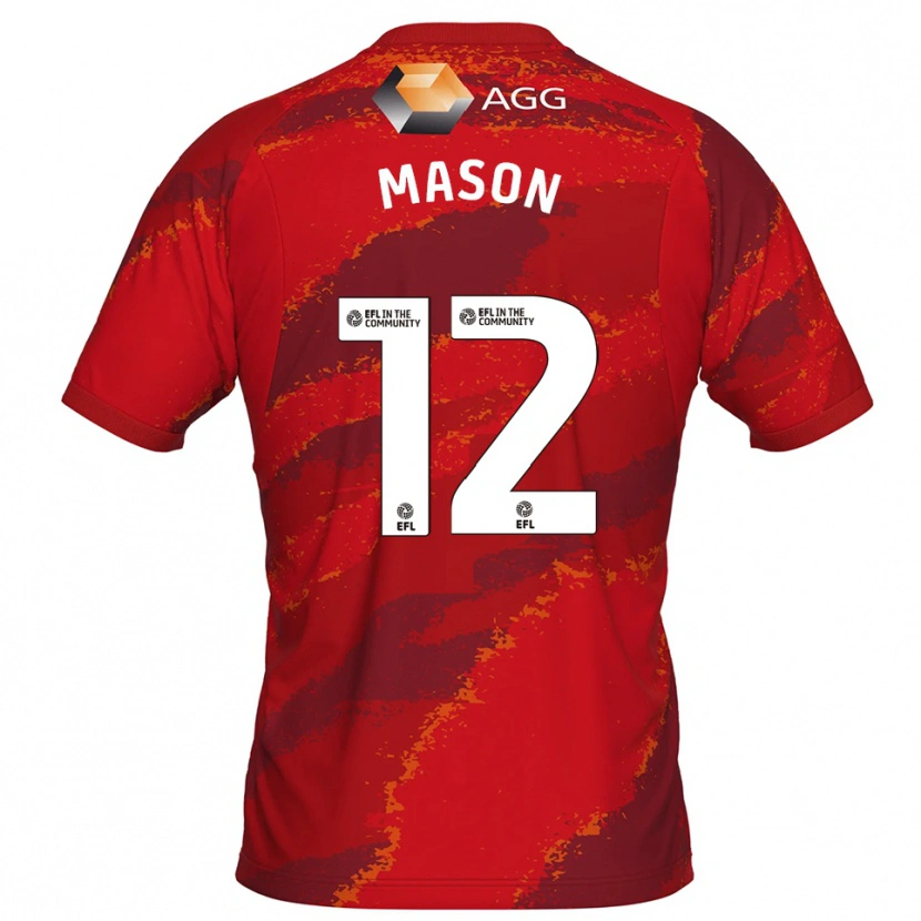 Danxen Kobiety Owen Mason #12 Biało Czerwony Koszulka Bramkarska 2025/26