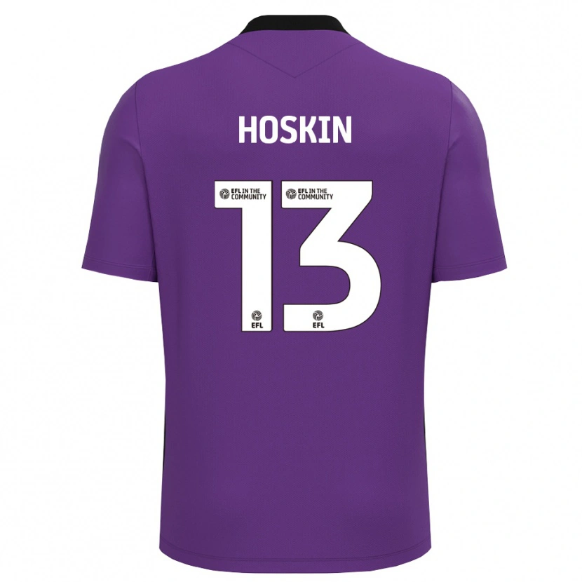 Danxen Kobiety Owen Hoskin #13 Biały Fiolet Koszulka Bramkarska 2025/26