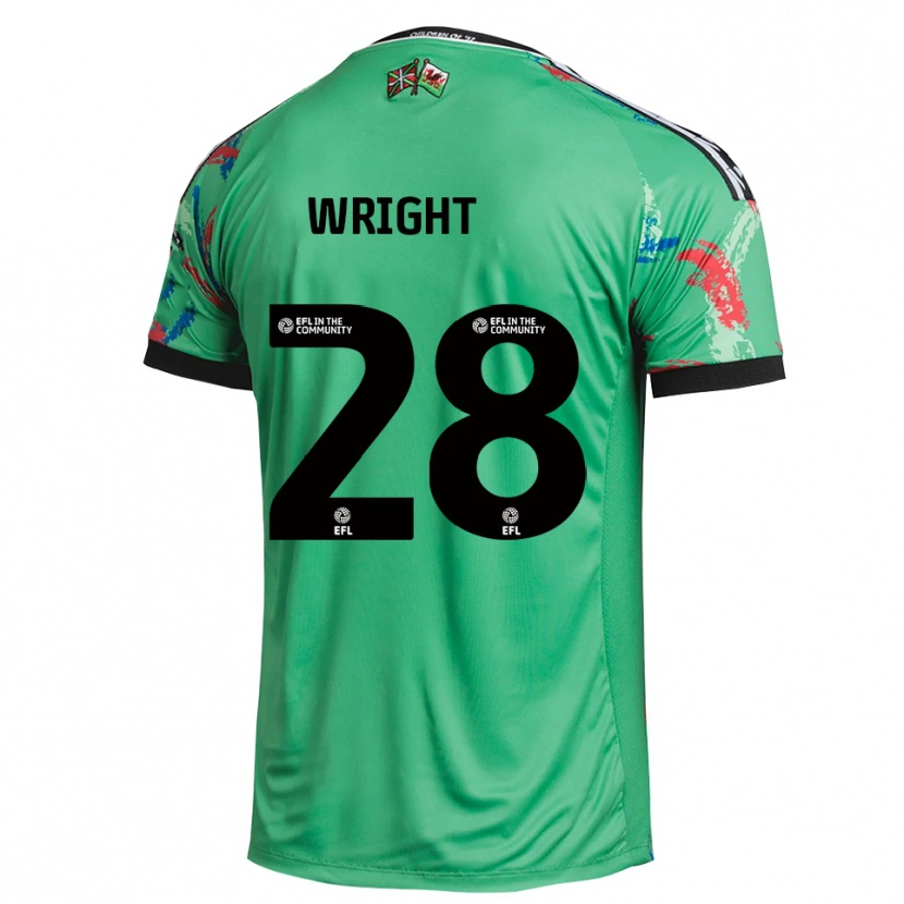 Danxen Kobiety Jordan Wright #28 Czerwono Zielony Koszulka Bramkarska 2025/26