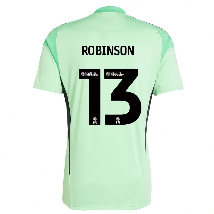Danxen Kobiety Anton Robinson #13 Czarny Jasny Zielony Koszulka Bramkarska 2025/26
