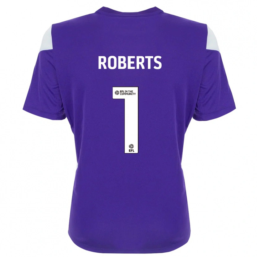 Danxen Kobiety Myles Roberts #1 Biały Fiolet Koszulka Bramkarska 2025/26