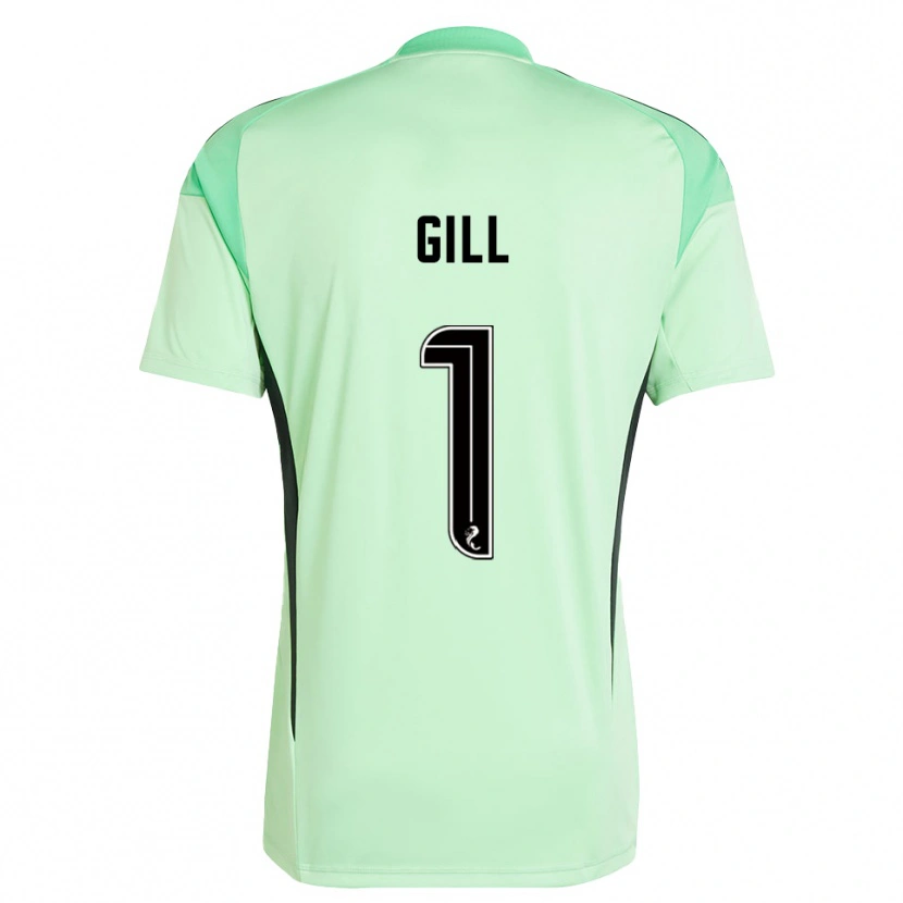 Danxen Kobiety Marcus Gill #1 Czarny Jasny Zielony Koszulka Bramkarska 2025/26