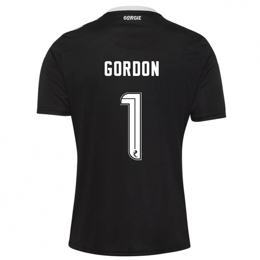 Danxen Kobiety Craig Gordon #1 Czarny Burgund Koszulka Bramkarska 2025/26