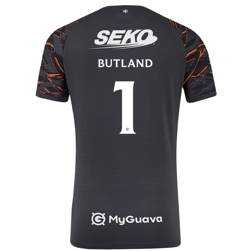 Danxen Kobiety Jack Butland #1 Ciemny Szary Koszulka Bramkarska 2025/26
