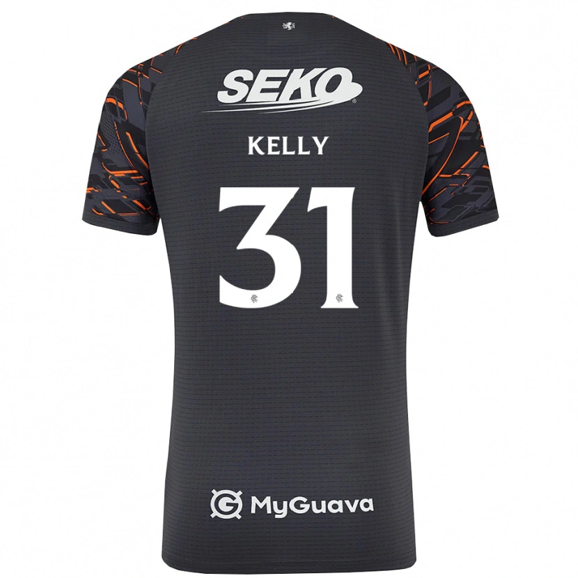 Danxen Kobiety Liam Kelly #31 Ciemny Szary Koszulka Bramkarska 2025/26