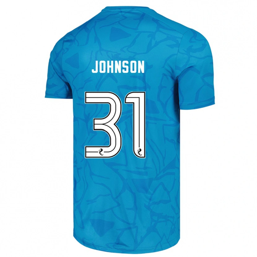 Danxen Kobiety Murray Johnson #31 Biało Niebieski Koszulka Bramkarska 2025/26