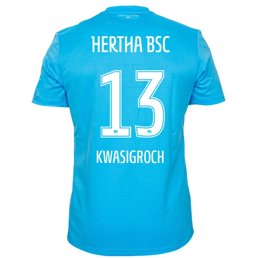 Danxen Kobiety Robert Kwasigroch #13 Jasnoniebieski Biały Koszulka Bramkarska 2025/26