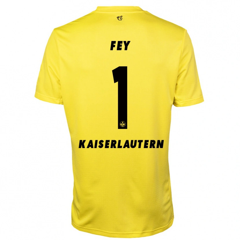 Danxen Kobiety Tyler Fey #1 Żółty Czarny Koszulka Bramkarska 2025/26