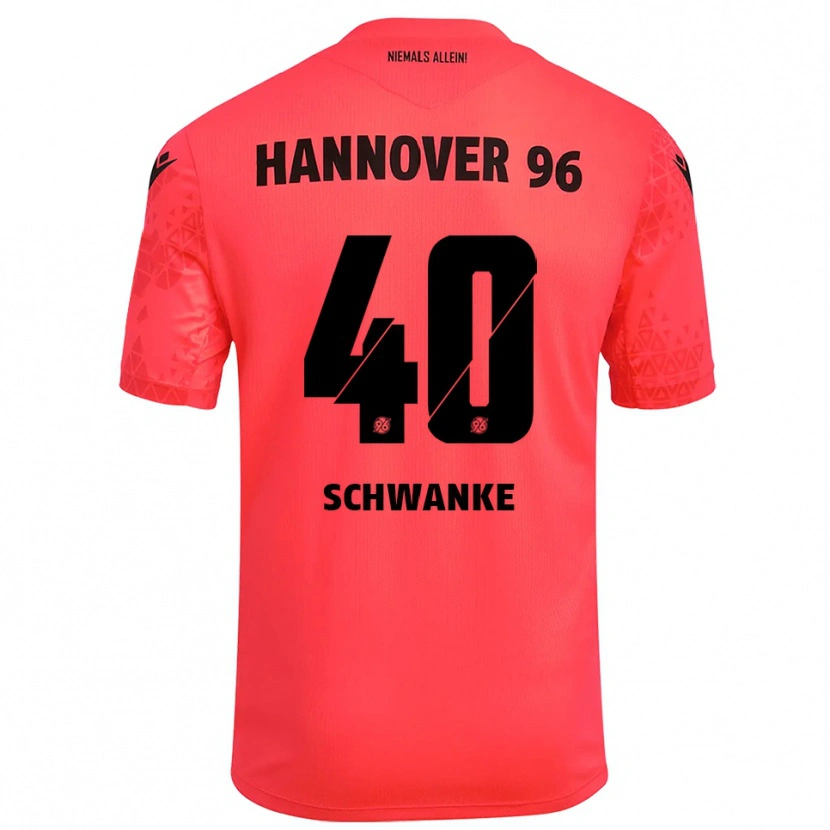 Danxen Kobiety Jonas Schwanke #40 Czerwony Czarny Koszulka Bramkarska 2025/26