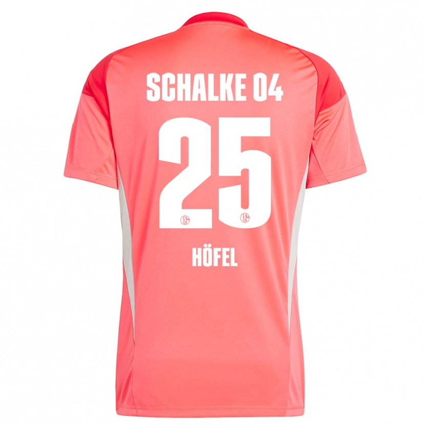 Danxen Kobiety Luca Höfel #25 Koralowa Czerwień Koszulka Bramkarska 2025/26