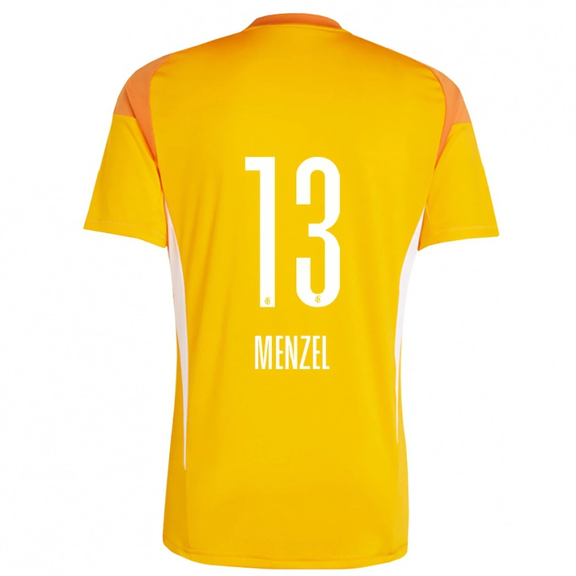 Danxen Kobiety Phillip Menzel #13 Żółty Pomarańczowy Koszulka Bramkarska 2025/26