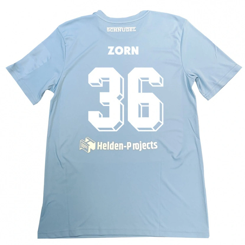 Danxen Kobiety Emil Zorn #36 Niebiesko-Szary Koszulka Bramkarska 2025/26