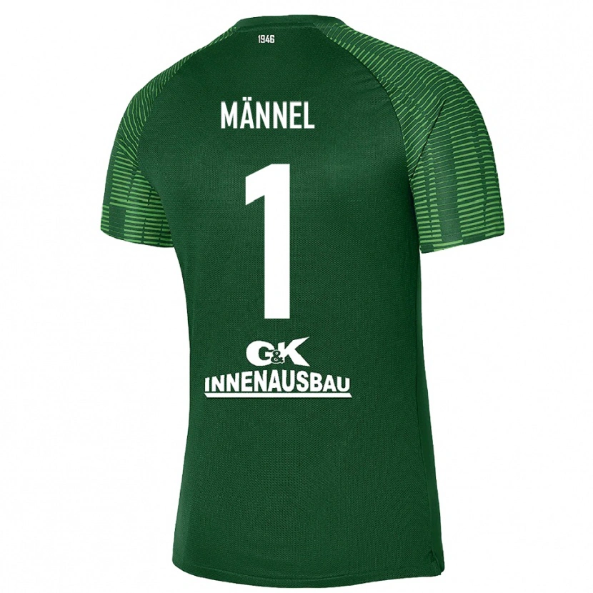 Danxen Kobiety Martin Männel #1 Głęboka Zieleń Czarny Koszulka Bramkarska 2025/26