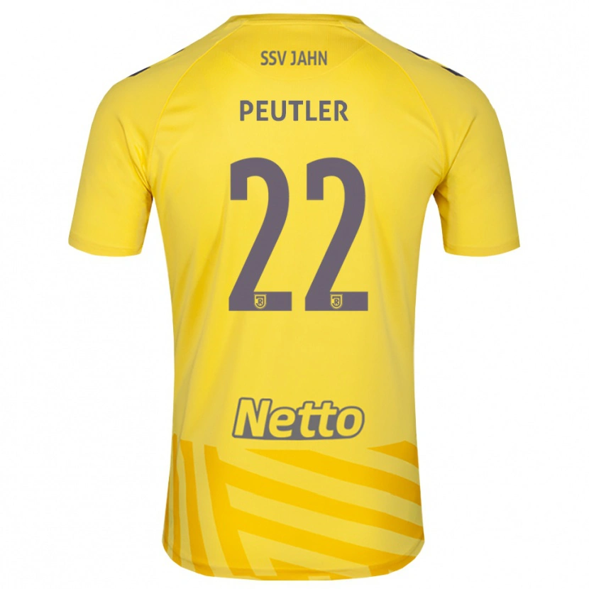 Danxen Kobiety Julio Peutler #22 Żółty Szary Koszulka Bramkarska 2025/26