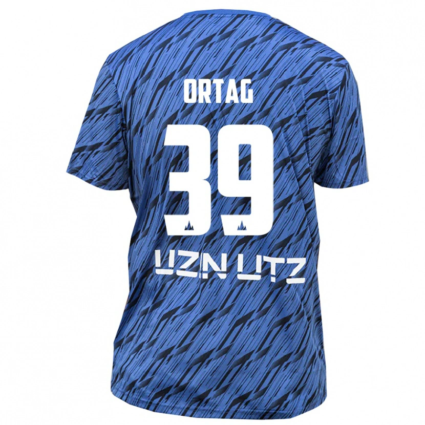 Danxen Kobiety Christian Ortag #39 Królewski Niebieski Biały Koszulka Bramkarska 2025/26