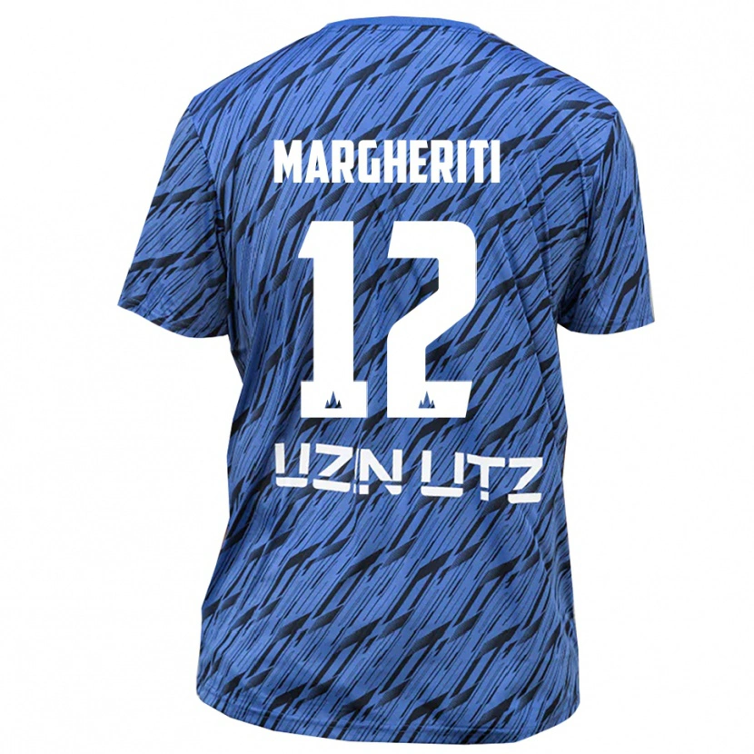 Danxen Kobiety Danilo Margheriti #12 Królewski Niebieski Biały Koszulka Bramkarska 2025/26