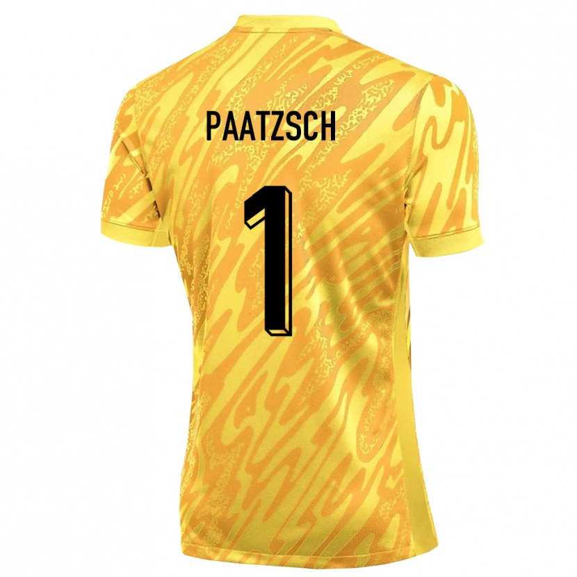 Danxen Kobiety Pascal Paatzsch #1 Żółty Pomarańczowy Koszulka Bramkarska 2025/26