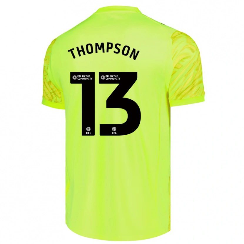 Danxen Kobiety Jack Thompson #13 Fluorescencyjny Zielony Koszulka Bramkarska 2025/26