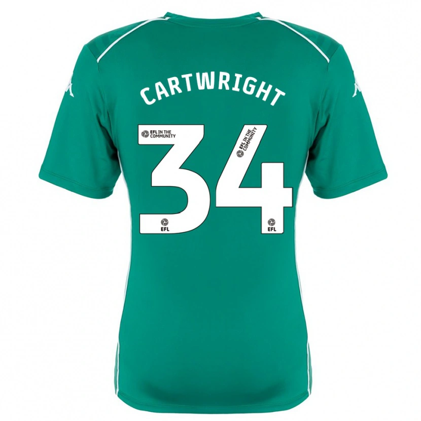 Danxen Kobiety Harvey Cartwright #34 Biało-Zielony Koszulka Bramkarska 2025/26