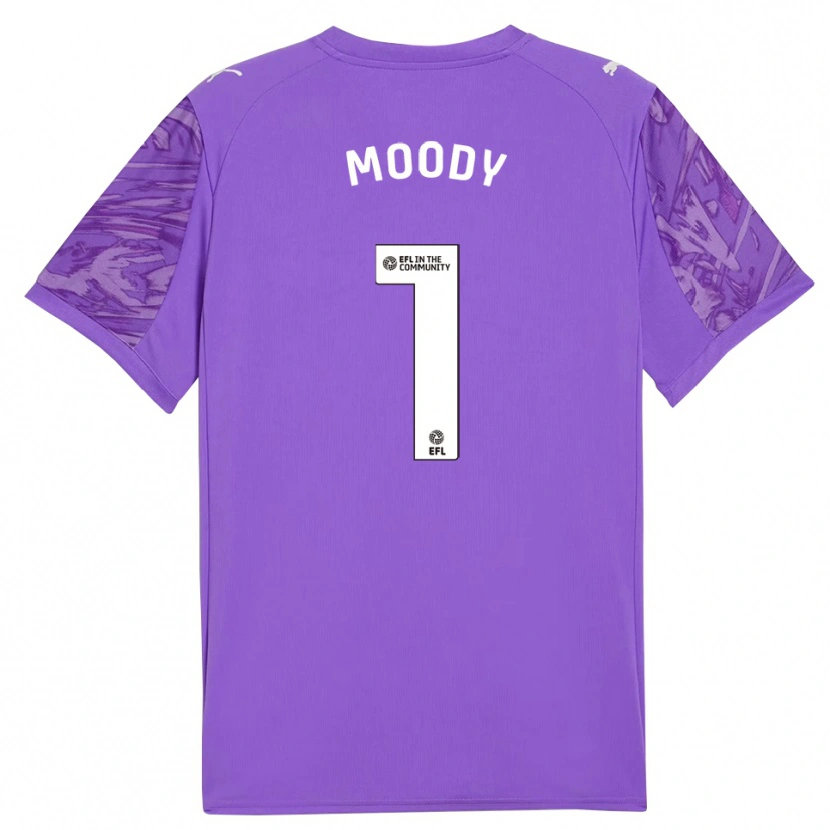 Danxen Kobiety Dylan Moody #1 Fioletowy I Biały Koszulka Bramkarska 2025/26