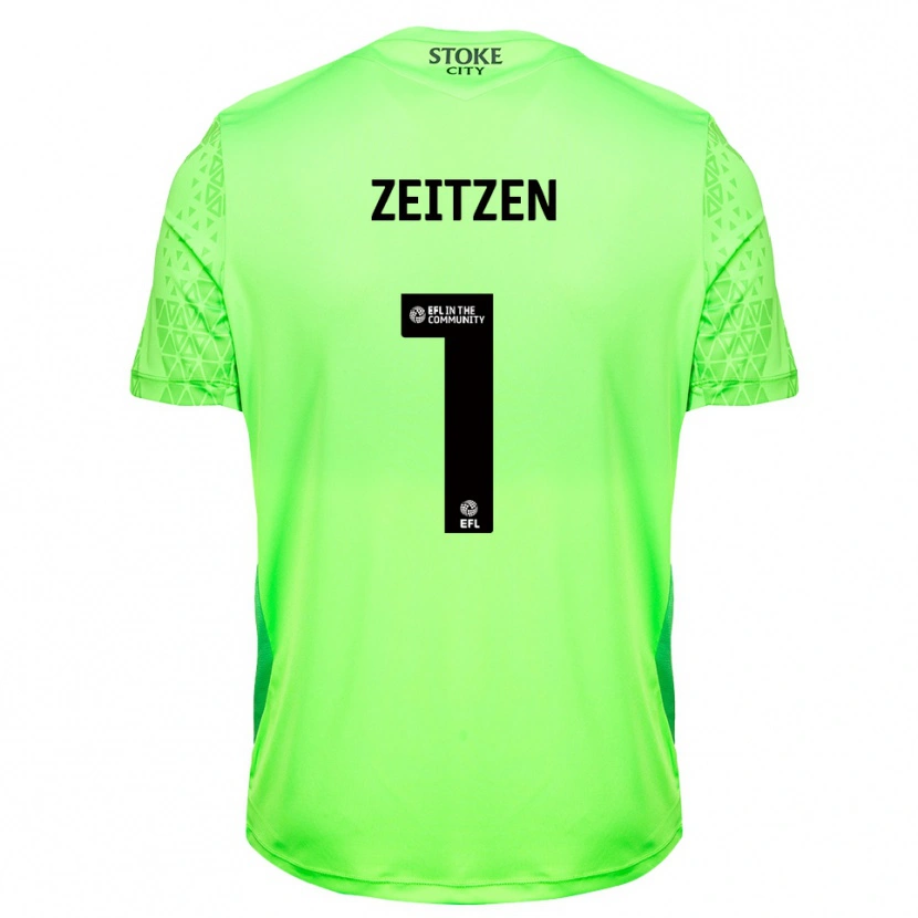 Danxen Kobiety Michael Zeitzen #1 Zielony I Czarny Koszulka Bramkarska 2025/26