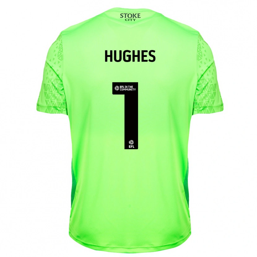 Danxen Kobiety Jonny Hughes #1 Zielony I Czarny Koszulka Bramkarska 2025/26
