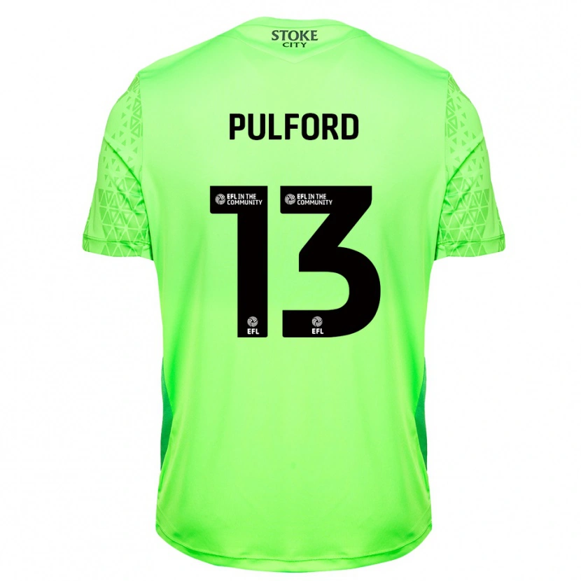 Danxen Kobiety Lucas Pulford #13 Zielony I Czarny Koszulka Bramkarska 2025/26