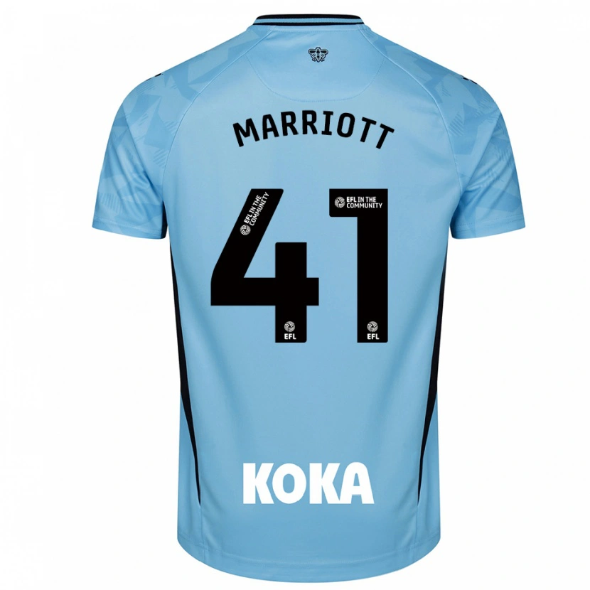 Danxen Kobiety Alfie Marriott #41 Jasny Błękit Koszulka Bramkarska 2025/26
