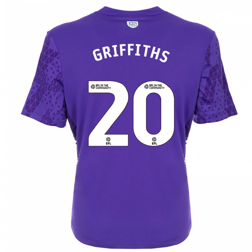 Danxen Kobiety Josh Griffiths #20 Fioletowo-Biały Koszulka Bramkarska 2025/26