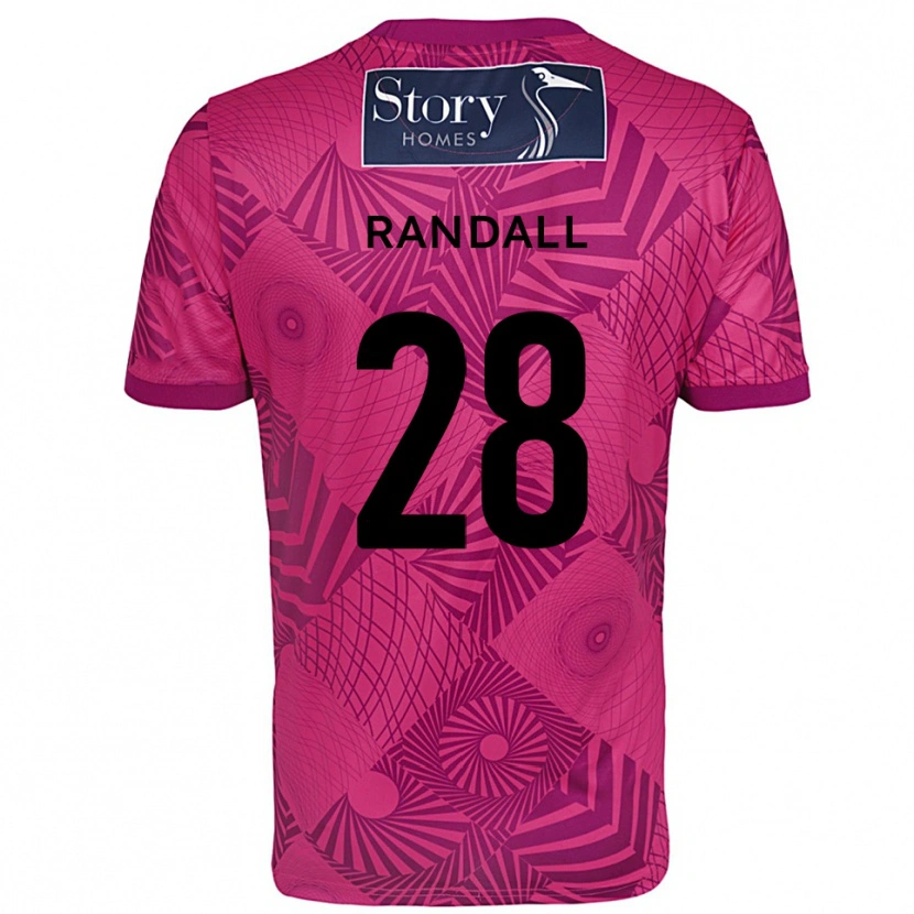 Danxen Kobiety Thomas Randall #28 Fioletowo-Magentowy Koszulka Bramkarska 2025/26