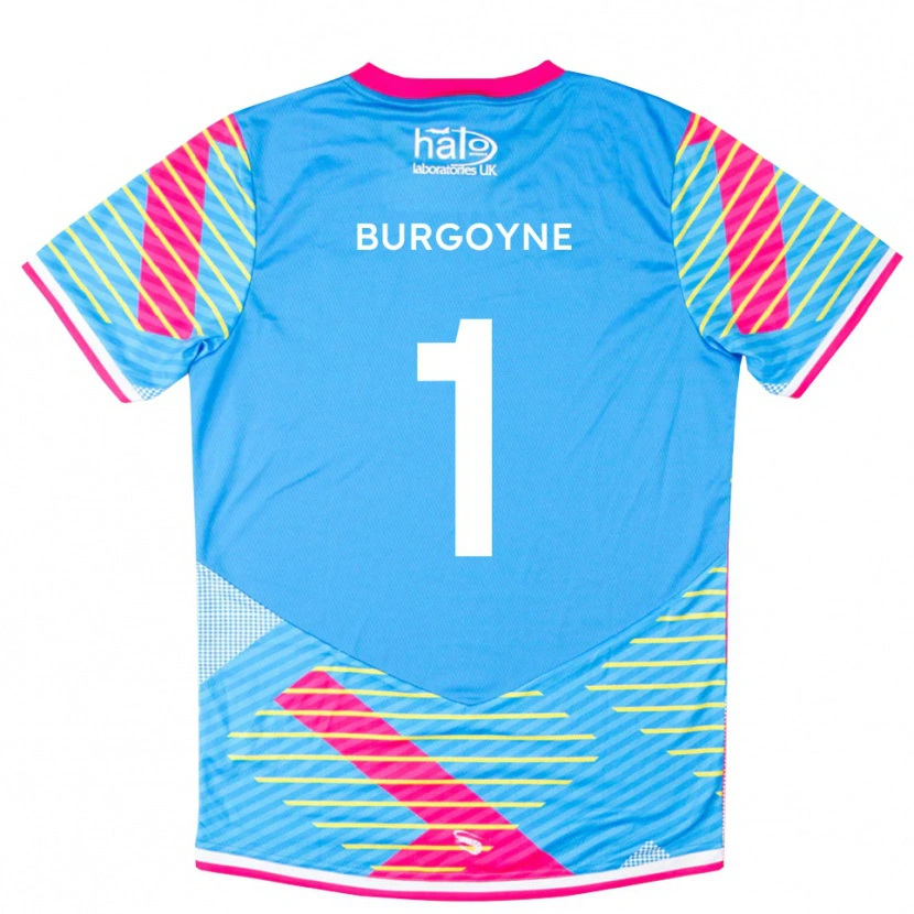 Danxen Kobiety Harry Burgoyne #1 Jasnoniebieski Róż Koszulka Bramkarska 2025/26