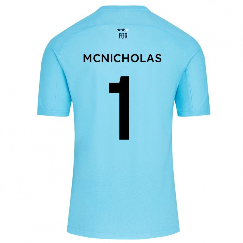 Danxen Kobiety Luke McNicholas #1 Biało-Błękitny Koszulka Bramkarska 2025/26