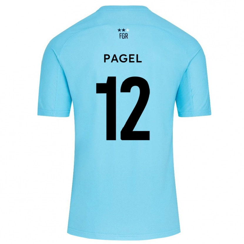 Danxen Kobiety Fiachra Pagel #12 Biało-Błękitny Koszulka Bramkarska 2025/26