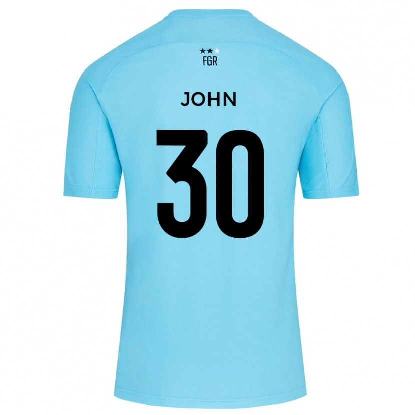 Danxen Kobiety Dylan John #30 Biało-Błękitny Koszulka Bramkarska 2025/26