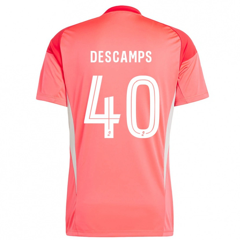 Danxen Kobiety Rémy Descamps #40 Jasny Pomarańczowy Koszulka Bramkarska 2025/26