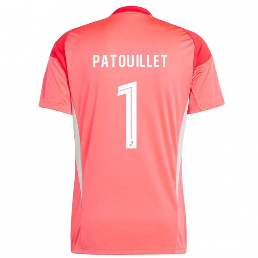 Danxen Kobiety Mathieu Patouillet #1 Jasny Pomarańczowy Koszulka Bramkarska 2025/26