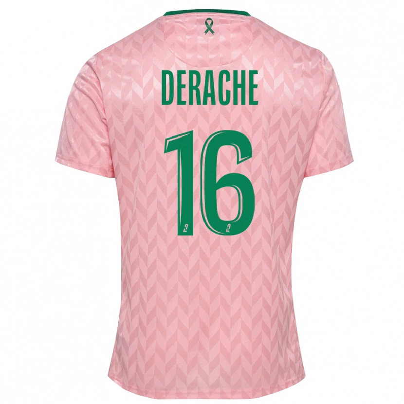 Danxen Kobiety Joseph Derache #16 Różowo-Zielony Koszulka Bramkarska 2025/26