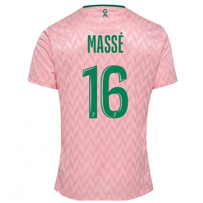 Danxen Kobiety Maël Massé #16 Różowo-Zielony Koszulka Bramkarska 2025/26