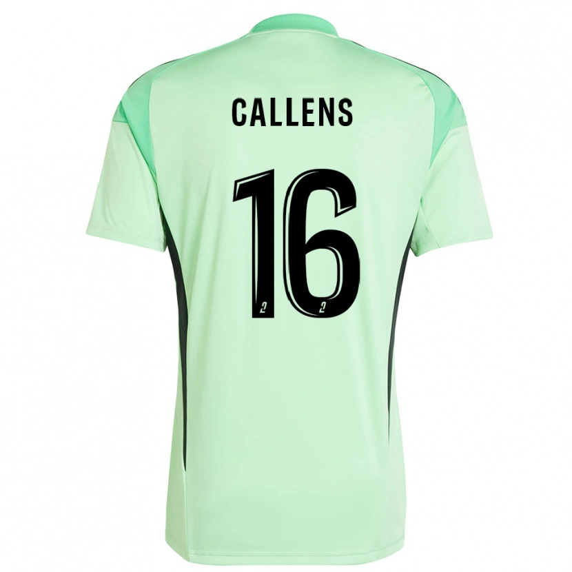 Danxen Kobiety Thomas Callens #16 Jasnozielono-Czarny Koszulka Bramkarska 2025/26
