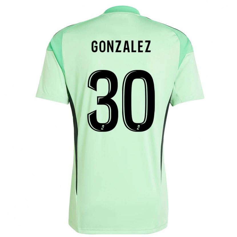 Danxen Kobiety Matéo Gonzalez #30 Jasnozielono-Czarny Koszulka Bramkarska 2025/26
