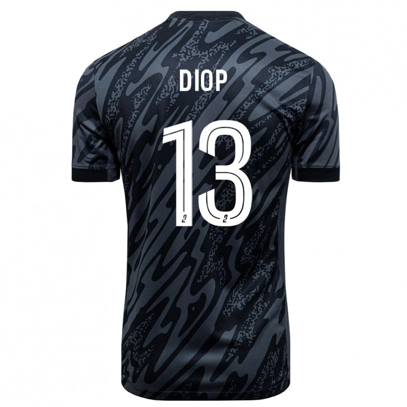 Danxen Kobiety Mamadou Diop #13 Czarno-Szary Koszulka Bramkarska 2025/26