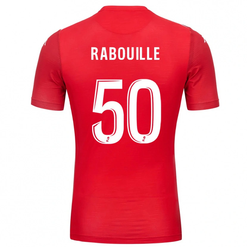 Danxen Kobiety Valentin Rabouille #50 Biało-Czerwony Koszulka Bramkarska 2025/26