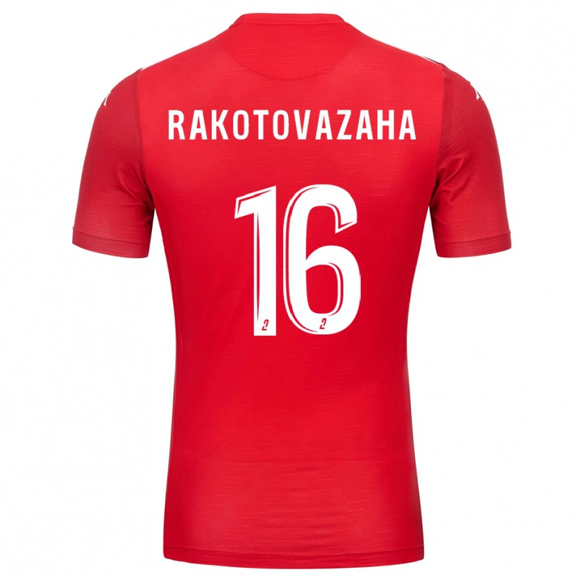 Danxen Kobiety Allan Rakotovazaha #16 Biało-Czerwony Koszulka Bramkarska 2025/26