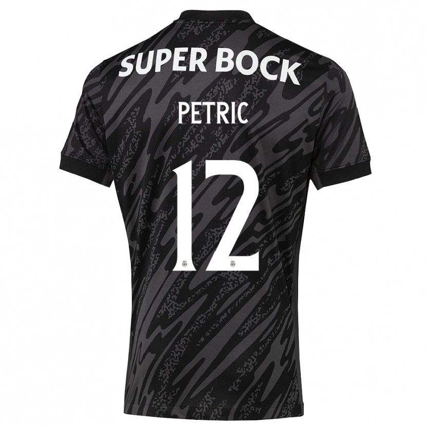 Danxen Kobiety Luka Petric #12 Szary Czarny Biały Koszulka Bramkarska 2025/26