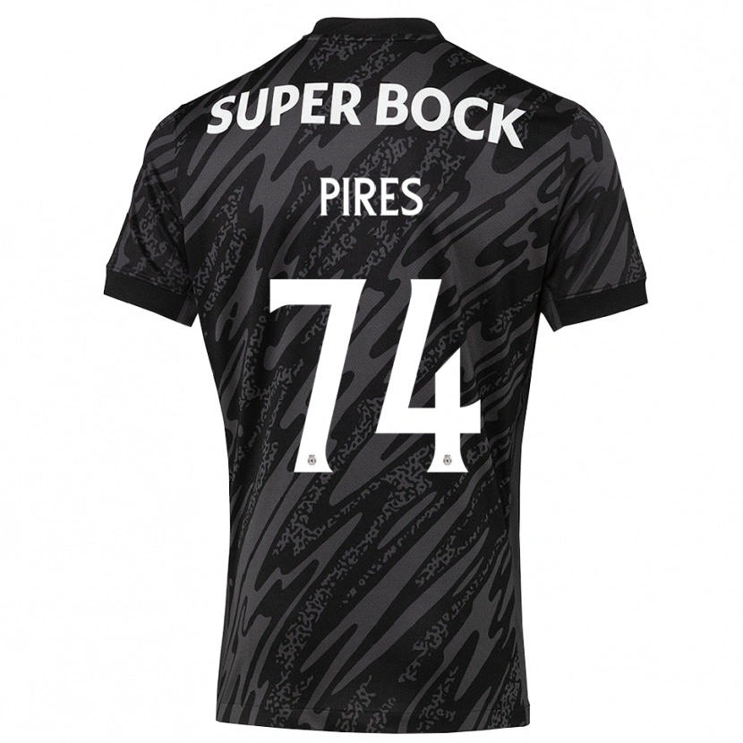 Danxen Kobiety Guilherme Pires #74 Szary Czarny Biały Koszulka Bramkarska 2025/26
